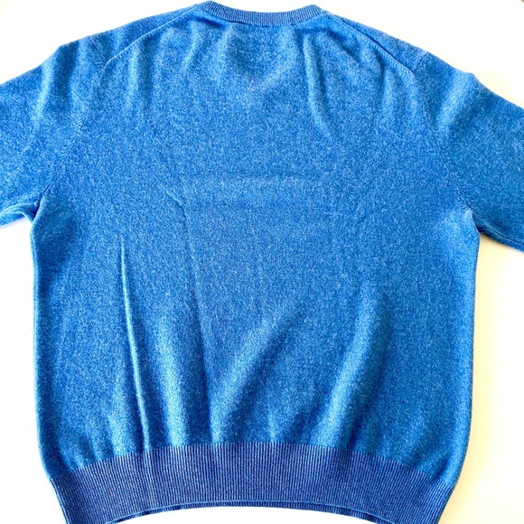 Allen Solly - 100% Cashmere Sweater - Excellent Condition - V-neck -Soft Blue XL - Picture 8 of 12